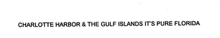 CHARLOTTE HARBOR & THE GULF ISLANDS IT'S PURE FLORIDA logo