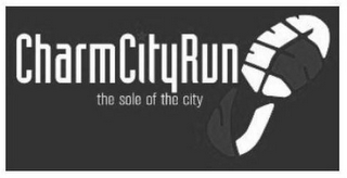 CHARM CITY RUN THE SOLE OF THE CITY logo