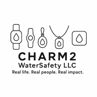 CHARM2 WATERSAFETY LLC REAL LIFE. REAL PEOPLE. REAL IMPACT. logo