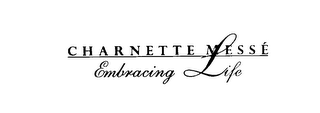 CHARNETTE MESSE EMBRACING LIFE logo