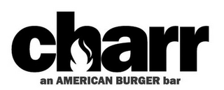 CHARR AN AMERICAN BURGER BAR logo