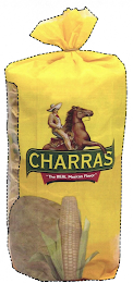 CHARRAS "THE REAL MEXICAN FLAVOR" logo