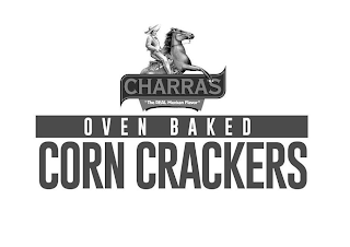 CHARRAS ''THE REAL MEXICAN FLAVOR'' OVEN BAKED CORN CRACKERS logo