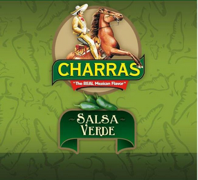 CHARRAS "THE REAL MEXICAN FLAVOR" SALSA VERDE logo