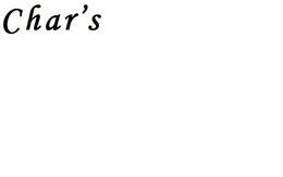 CHAR'S logo