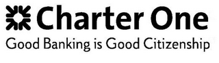CHARTER ONE GOOD BANKING IS GOOD CITIZENSHIP logo