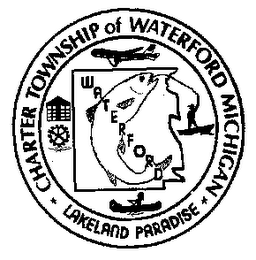 CHARTER TOWNSHIP OF WATERFORD MICHIGAN LAKELAND PARADISE logo