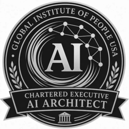 CHARTERED EXECUTIVE AI ARCHITECT GLOBAL INSTITUTE OF PEOPLE USA logo