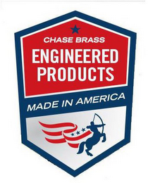 CHASE BRASS ENGINEERED PRODUCTS MADE INAMERICA logo