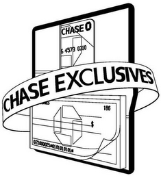 CHASE EXCLUSIVES CHASE 6 4573 0310 186 $ 021000021 0101010101 logo