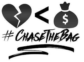 $ #CHASE THE BAG logo