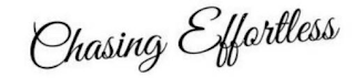 CHASING EFFORTLESS logo