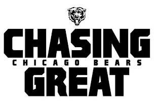 CHASING GREAT CHICAGO BEARS logo