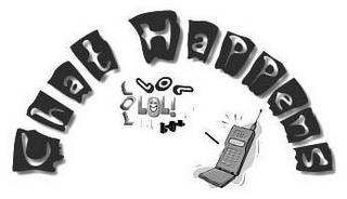 CHAT HAPPENS LOL LOL LOL! L-O-L logo