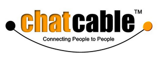 CHATCABLE CONNECTING PEOPLE TO PEOPLE logo