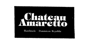 CHATEAU AMARETTO HANDMADE DOMINICAN REPUBLIC logo