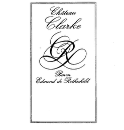 CHATEAU CLARKE CR BARON EDMOND DE ROTHSCHILD logo