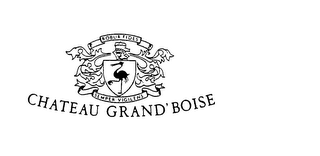 CHATEAU GRAND'BOISE ROBUR FIDES SEMPER VIGILENS logo