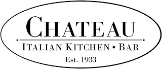 CHATEAU ITALIAN KITCHEN BAR EST. 1933 logo