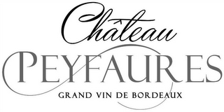 CHATEAU PEYFAURES GRAND VIN DE BORDEAUX logo