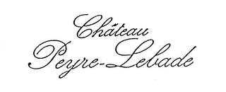 CHATEAU PEYRE-LEBADE logo