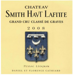 CHATEAU SMITH HAUT LAFITTE GRAND CRU CLASSE DE GRAVES 2008 PRESSAC LEOGNAN DANIEL ET FLORENCE CATHIARD logo