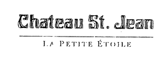 CHATEAU ST. JEAN LA PETITE ETOILE logo