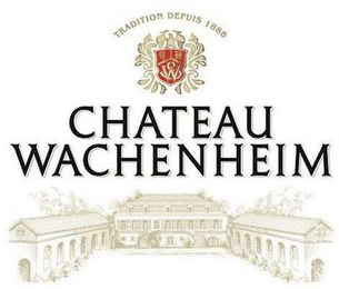 CHATEAU WACHENHEIM TRADITION DEPUIS 1888 CW logo