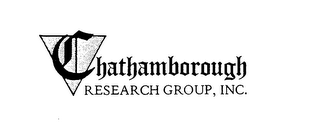 CHATHAMBOROUGH RESEARCH GROUP, INC. logo