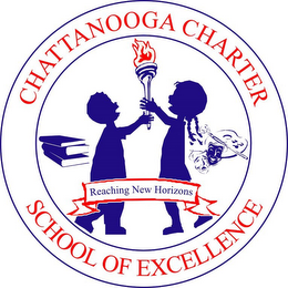 CHATTANOOGA CHARTER SCHOOL OF EXCELLENCE REACHING NEW HORIZONS logo