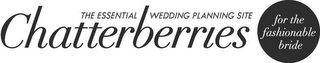 CHATTERBERRIES THE ESSENTIAL WEDDING PLANNING SITE FOR THE FASHIONABLE BRIDE logo