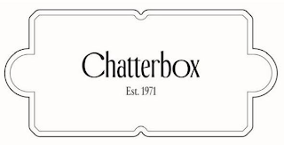 CHATTERBOX EST. 1971 logo