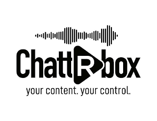 CHATTRBOX YOUR CONTENT. YOUR CONTROL. logo