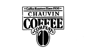 CHAUVIN COFFEE COMPANY COFFEE ROASTERS SINCE 1930 logo