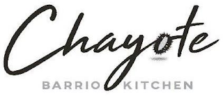 CHAYOTE BARRIO KITCHEN logo