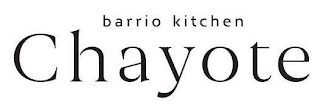 CHAYOTE BARRIO KITCHEN logo