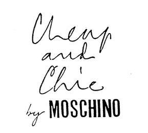 CHEAP AND CHIC BY MOSCHINO logo