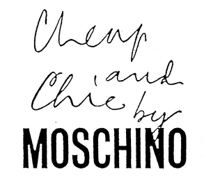 CHEAP AND CHIC BY MOSCHINO logo