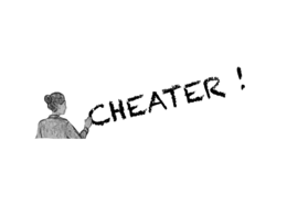 CHEATER! logo