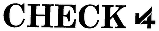 CHECK 4 logo