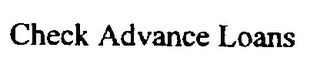 CHECK ADVANCE LOANS logo