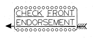 CHECK FRONT ENDORSEMENT logo