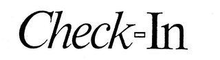 CHECK-IN logo