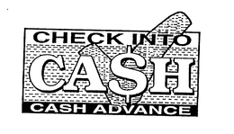 CHECK INTO CA$H CASH ADVANCE logo
