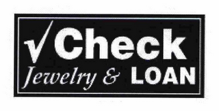 CHECK JEWELRY & LOAN logo