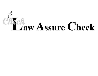 CHECK LAW ASSURE CHECK logo