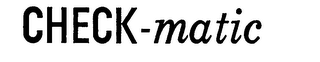 CHECK-MATIC logo
