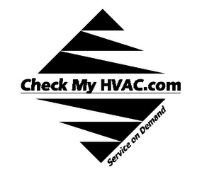 CHECK MY HVAC.COM SERVICE ON DEMAND logo