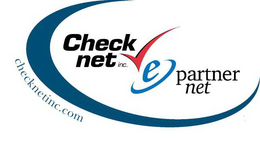 CHECK NET INC. E PARTNER NET CHECKNETINC.COM logo