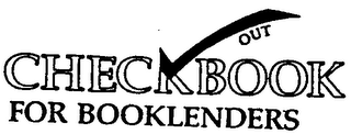 CHECK OUT BOOK FOR BOOKLENDERS logo